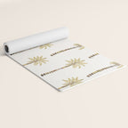 Mediterranean Palm Trees - Gold Palette Yoga Mat Gallery Image 2