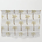 Mediterranean Palm Trees - Gold Palette Wall Hanging Gallery Image 1
