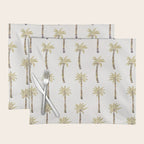 Mediterranean Palm Trees - Gold Palette Placemat Gallery Image 1