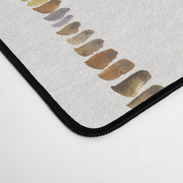 Mediterranean Palm Trees - Gold Palette Desk Mat Gallery Image 4