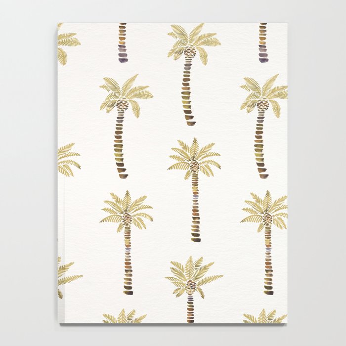 Mediterranean Palm Trees - Gold Palette Notebook Gallery Image 4