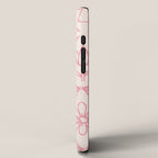 Spring Toile Print in Pink iPhone Case Gallery Image 2