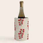 Cherry Tomato Plaid Farmers Market Wine Chiller Gallery Image 1