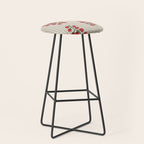 Cherry Tomato Plaid Farmers Market Stool Gallery Image 1