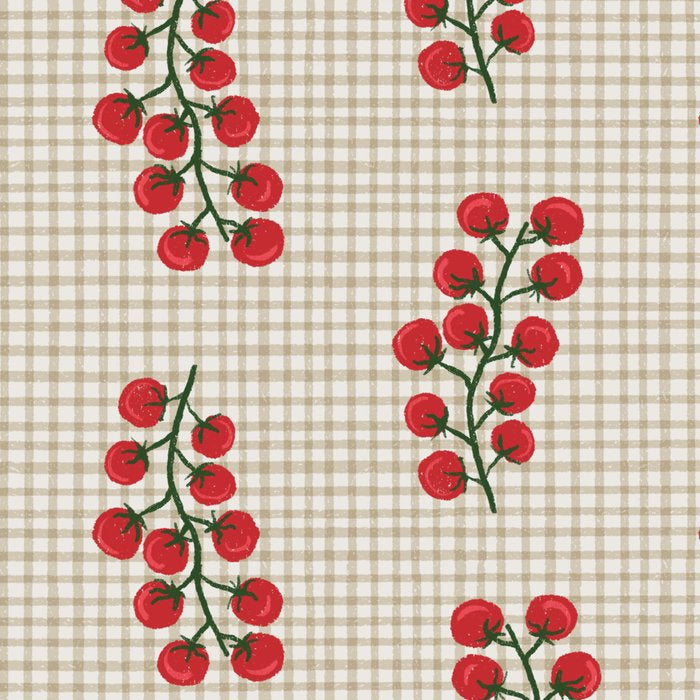 Cherry Tomato Plaid Farmers Market Coffee Mug Gallery Image 2