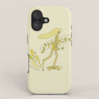 push daisies skate // retro surf art by surfy birdy iPhone Case Gallery Image 1