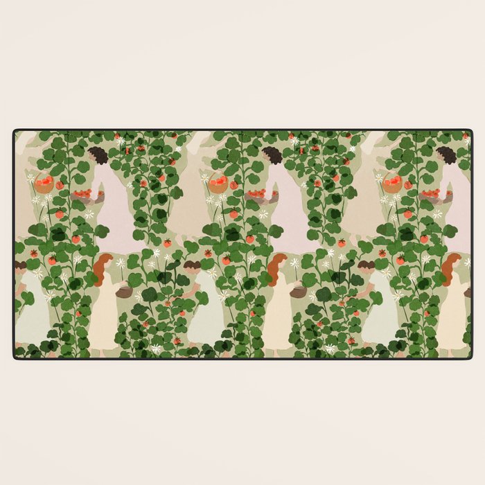 Tomato Girl Summer (BEIGE) Desk Mat Gallery Image 3