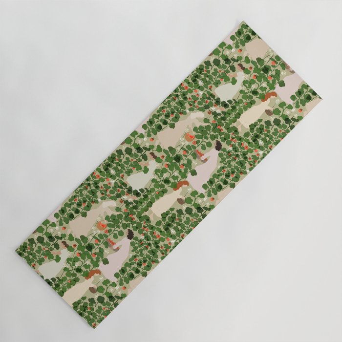 Tomato Girl Summer (BEIGE) Yoga Mat