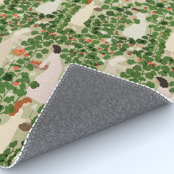 Tomato Girl Summer (BEIGE) Rug Gallery Image 4