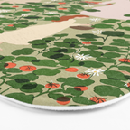 Tomato Girl Summer (BEIGE) Bath Mat Gallery Image 3