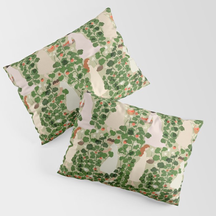 Tomato Girl Summer (BEIGE) Pillow Sham Gallery Image 3