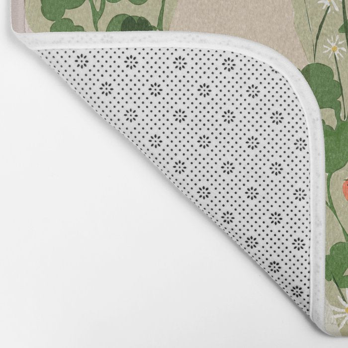Tomato Girl Summer (BEIGE) Bath Mat Gallery Image 2