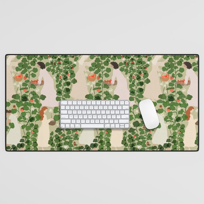Tomato Girl Summer (BEIGE) Desk Mat Gallery Image 1
