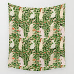 Tomato Girl Summer (BEIGE) Wall Tapestry Gallery Image 4