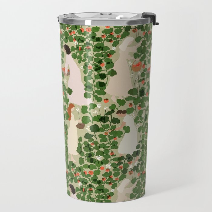Tomato Girl Summer (BEIGE) Travel Mug Gallery Image 2