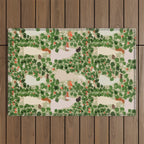 Tomato Girl Summer (BEIGE) Outdoor Rug Gallery Image 1