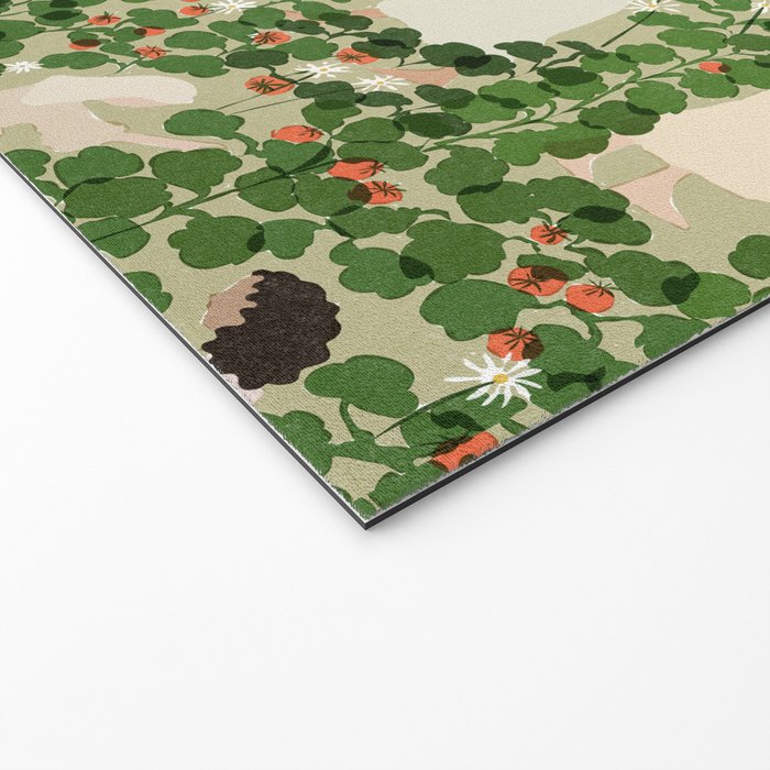 Tomato Girl Summer (BEIGE) Welcome Mat Gallery Image 2