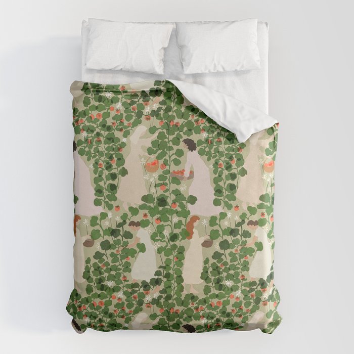 Tomato Girl Summer (BEIGE) Duvet Cover Gallery Image 6