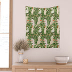 Tomato Girl Summer (BEIGE) Wall Tapestry Gallery Image 2