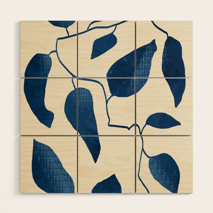 Abstract Plant 6/2 Wood Wall Art Gallery Image 1