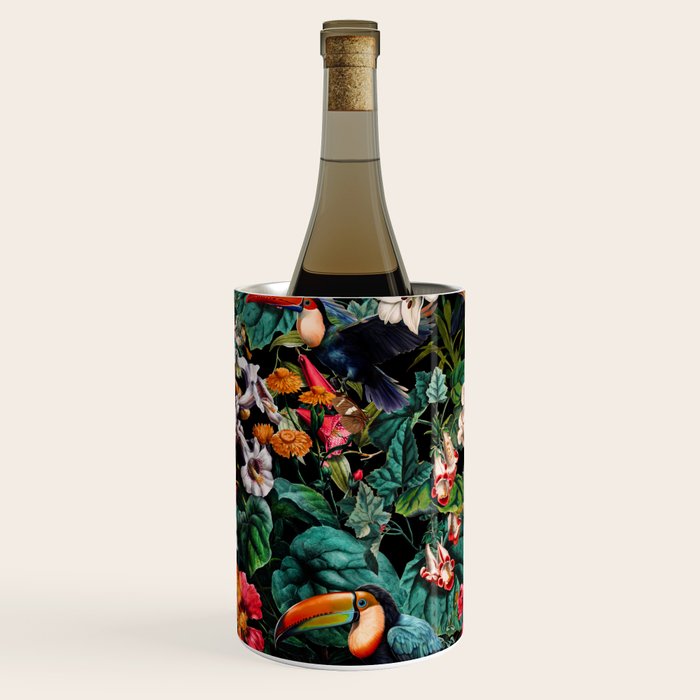 Exotic Blooms and Toucans Wine Chiller Gallery Image 3