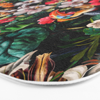 Exotic Blooms and Toucans Bath Mat Gallery Image 3
