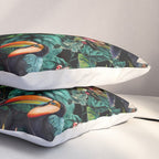 Exotic Blooms and Toucans Pillow Sham Gallery Image 3