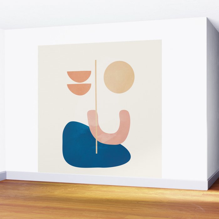 Set Line Flow 03 Wall Mural Gallery Image 2