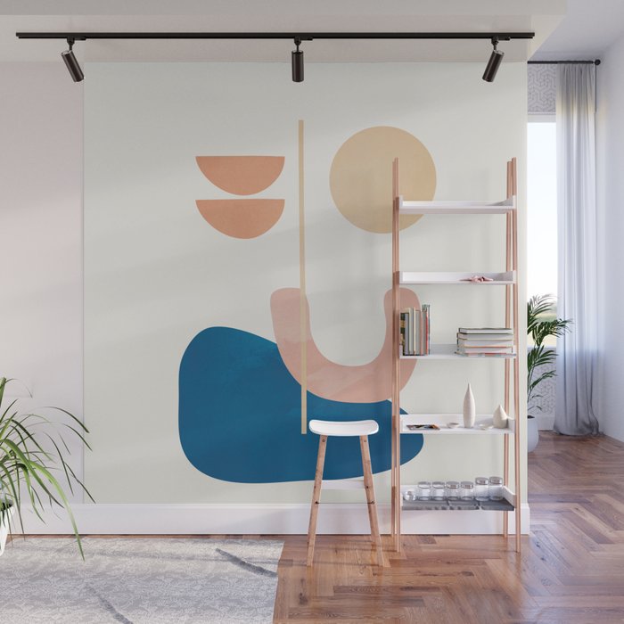 Set Line Flow 03 Wall Mural Gallery Image 1