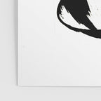Brushstroke [7]: a minimal, abstract piece in black and white Poster Gallery Image 3