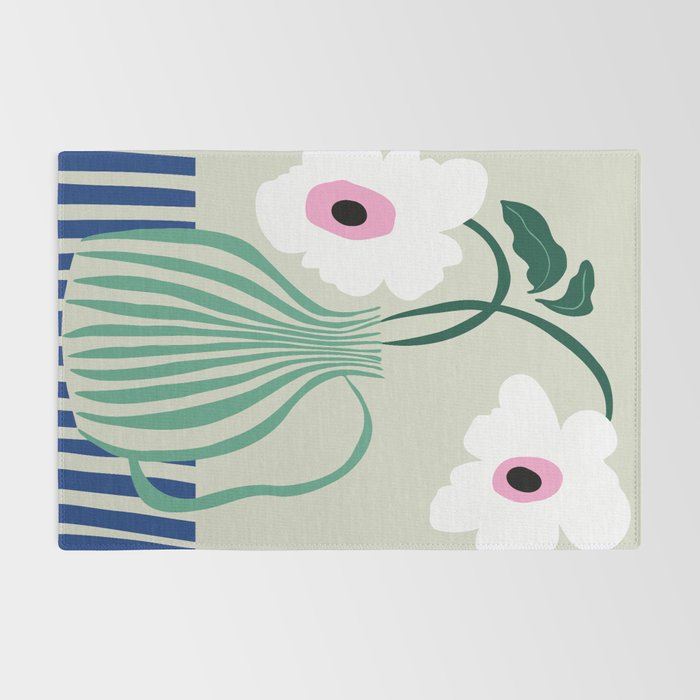 Floral pottery delight Rug Gallery Image 2
