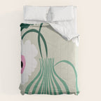 Floral pottery delight Comforter Gallery Image 6