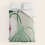 Floral pottery delight Duvet Cover Gallery Image 6