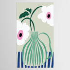 Floral pottery delight Tablecloth Gallery Image 2