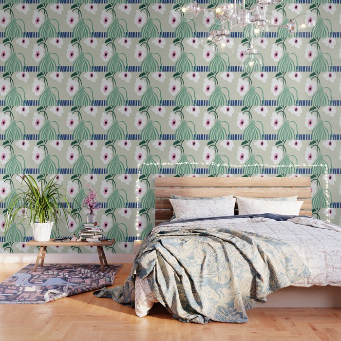 Floral pottery delight Wallpaper Gallery Image 1