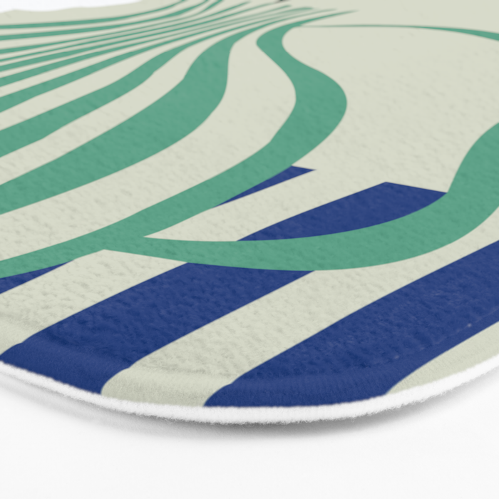 Floral pottery delight Bath Mat Gallery Image 3
