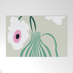 Floral pottery delight Welcome Mat Gallery Image 1