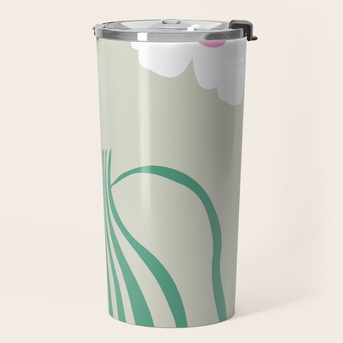 Floral pottery delight Travel Mug Gallery Image 2