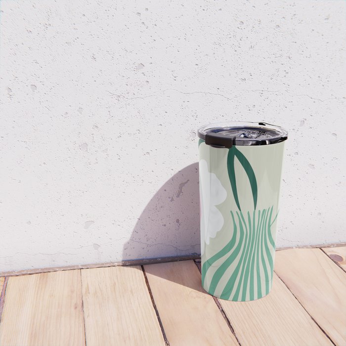 Floral pottery delight Travel Mug Gallery Image 4