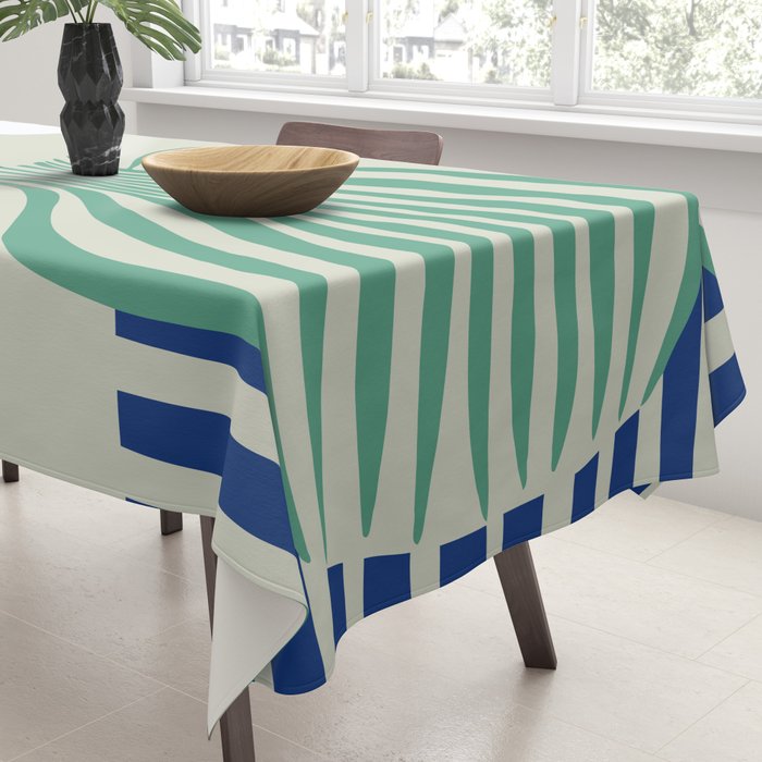 Floral pottery delight Tablecloth Gallery Image 3