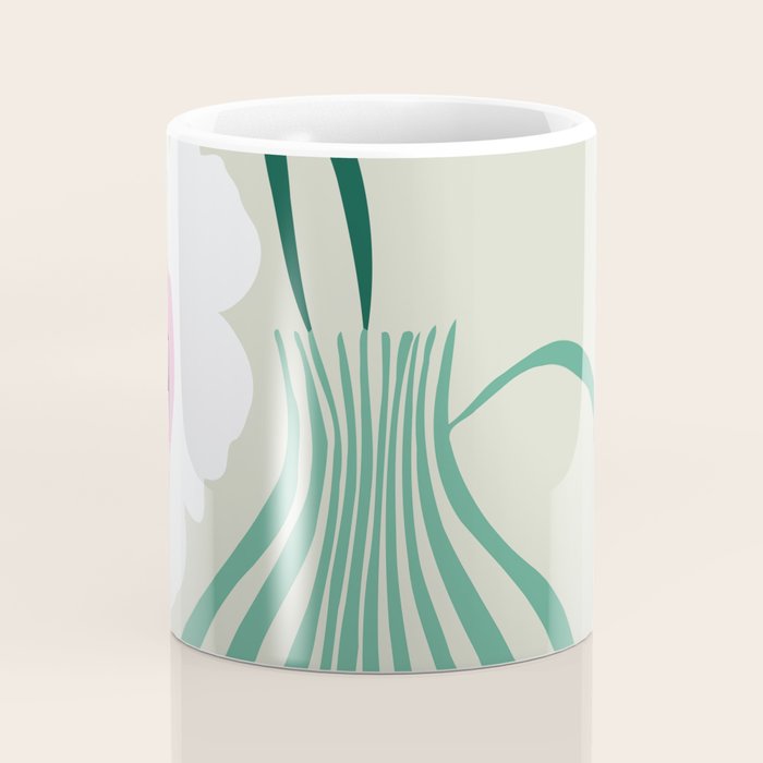 Floral pottery delight Coffee Mug Gallery Image 4