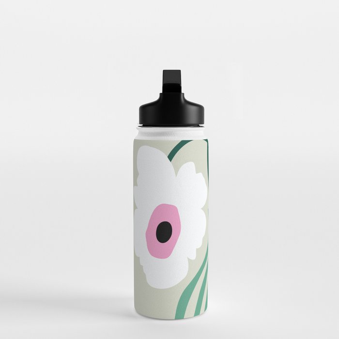 Floral pottery delight Water Bottle Gallery Image 3