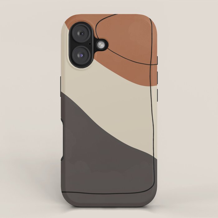 Modern Abstract Shapes #3 iPhone Case Gallery Image 1