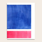 Rothko Abstract Mid Century Modern Minimalist Colorful Simple Nautical Red Blue Notebook Gallery Image 4
