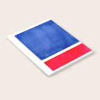 Rothko Abstract Mid Century Modern Minimalist Colorful Simple Nautical Red Blue Notebook Gallery Image 3