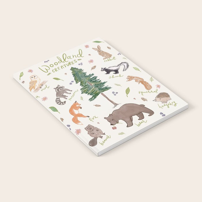 Woodland Creatures Chart Notebook Gallery Image 2