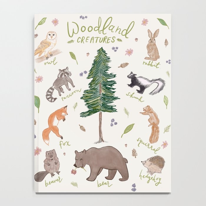 Woodland Creatures Chart Notebook Gallery Image 4