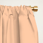 Retro Garden Flower Cuff 60s 70s Puffy Look Pink Peach Orange Pattern Window Curtain Gallery Image 2