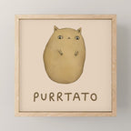 Purrtato Mini Art Print Gallery Image 1