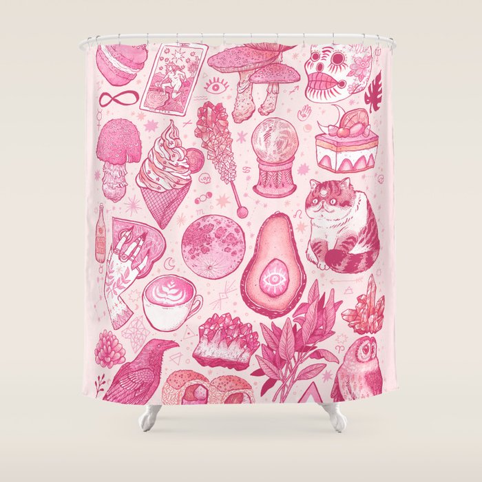 Millennial Witch Shower Curtain Gallery Image 1